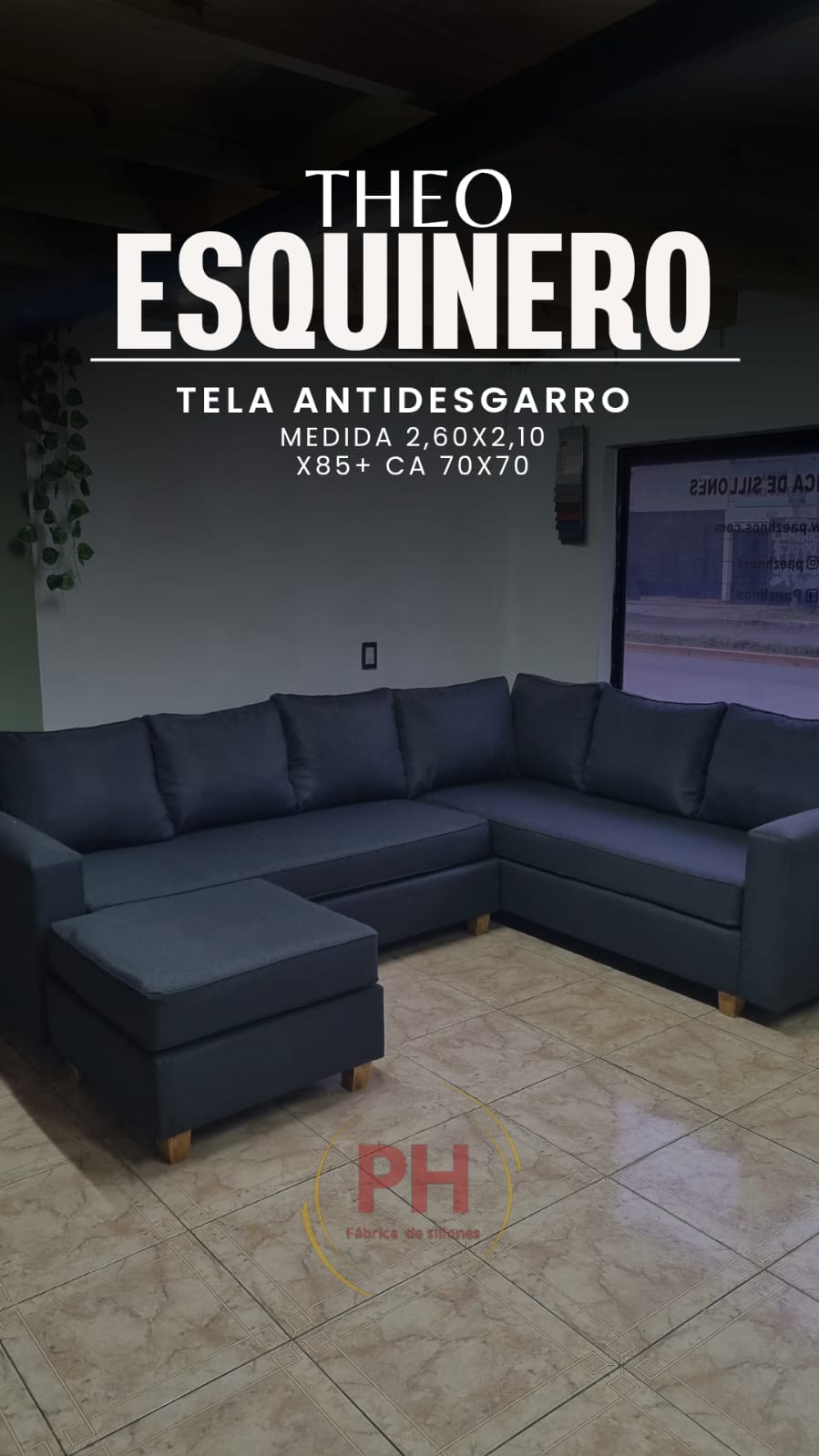 Esquinero THEO buscas algo grande? Este es tu sofa!