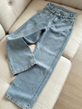 Wide jean doble cintura